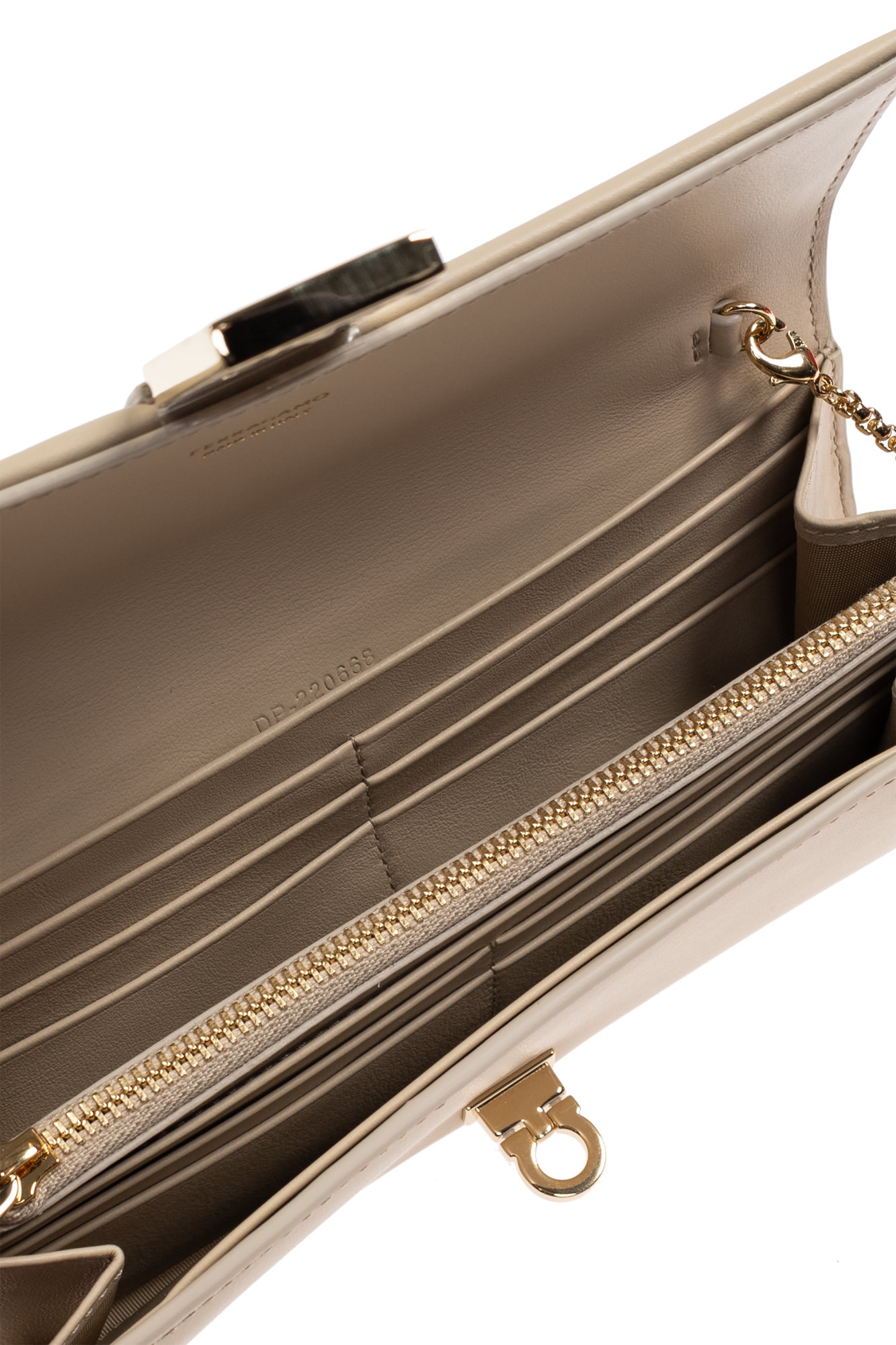 財布・小物その他 Ferragamo 'Lux Gold' Wallet On Chain Ferragamo Lux Gold Wallet On Chain - Gold - Women